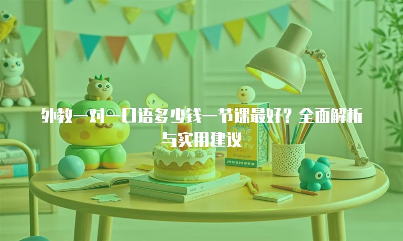 外教一对一口语多少钱一节课最好？全面解析与实用建议