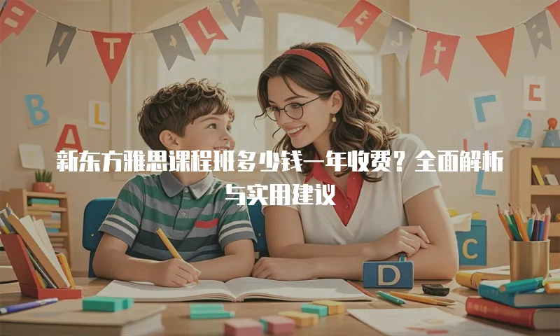 新东方雅思课程班多少钱一年收费？全面解析与实用建议