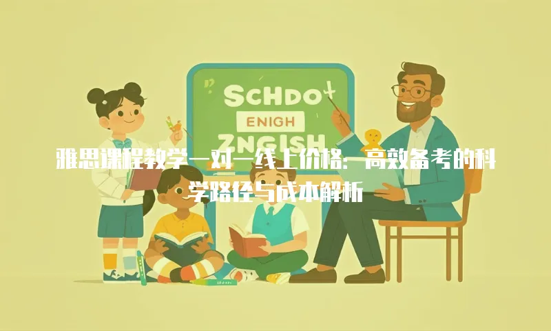 雅思课程教学一对一线上价格：高效备考的科学路径与成本解析