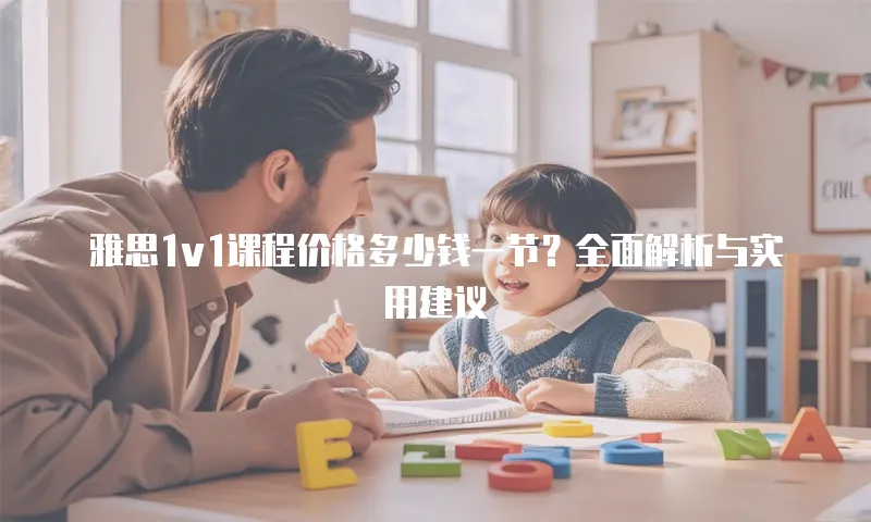 雅思1v1课程价格多少钱一节？全面解析与实用建议