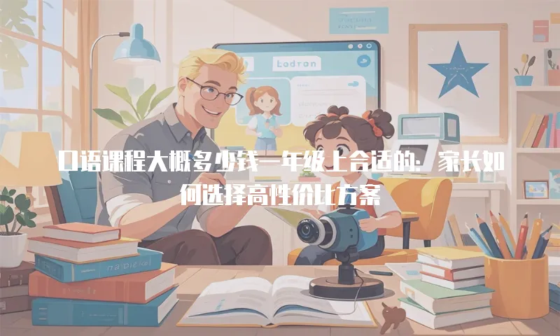 口语课程大概多少钱一年级上合适的：家长如何选择高性价比方案
