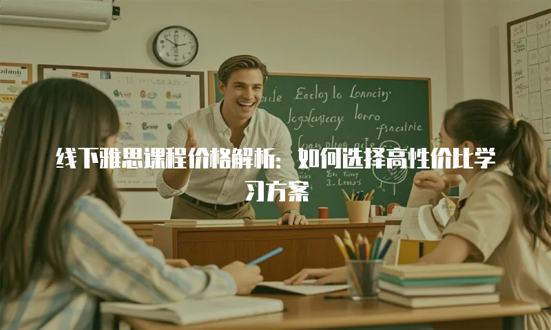 线下雅思课程价格解析：如何选择高性价比学习方案