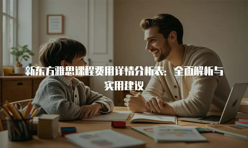 新东方雅思课程费用详情分析表：全面解析与实用建议