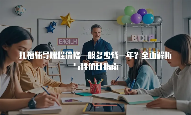 托福辅导课程价格一般多少钱一年？全面解析与性价比指南