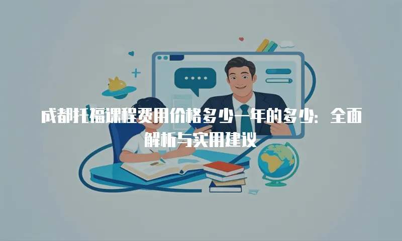 成都托福课程费用价格多少一年的多少：全面解析与实用建议
