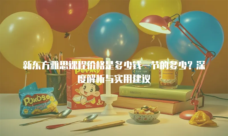 新东方雅思课程价格是多少钱一节的多少？深度解析与实用建议