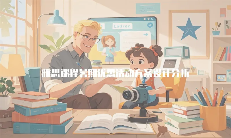 雅思课程暑期优惠活动方案设计分析