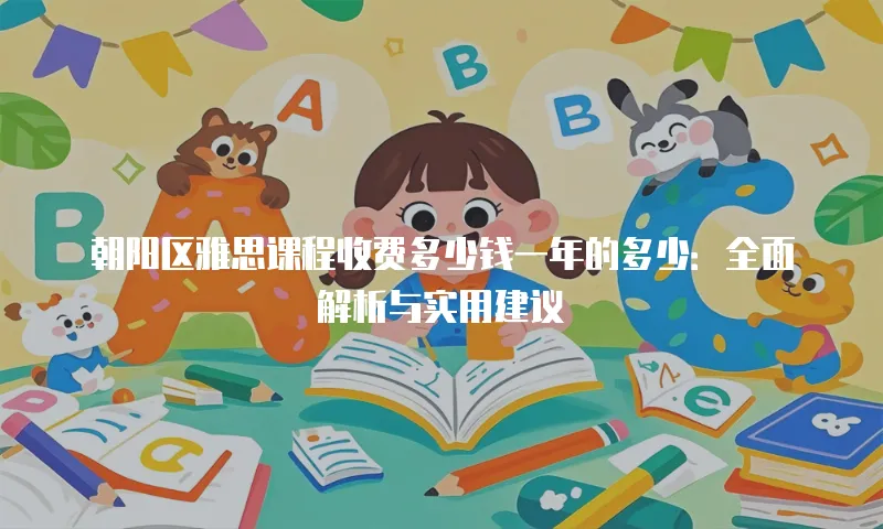 朝阳区雅思课程收费多少钱一年的多少：全面解析与实用建议