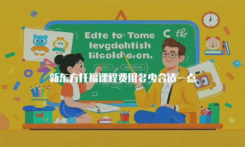新东方托福课程费用多少合适一点