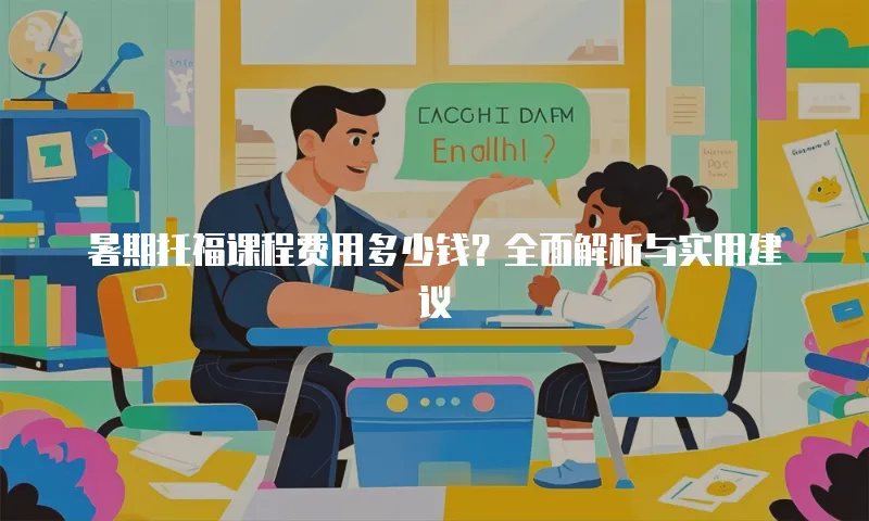 暑期托福课程费用多少钱？全面解析与实用建议