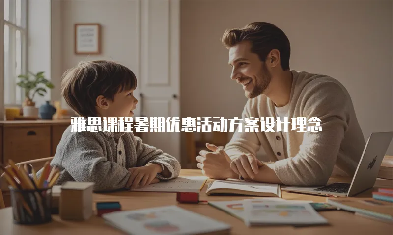 雅思课程暑期优惠活动方案设计理念