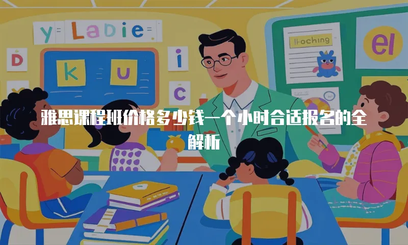 雅思课程班价格多少钱一个小时合适报名的全解析