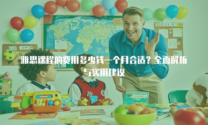 雅思课程的费用多少钱一个月合适？全面解析与实用建议