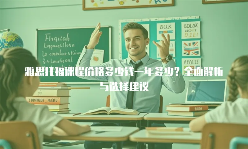 雅思托福课程价格多少钱一年多少？全面解析与选择建议
