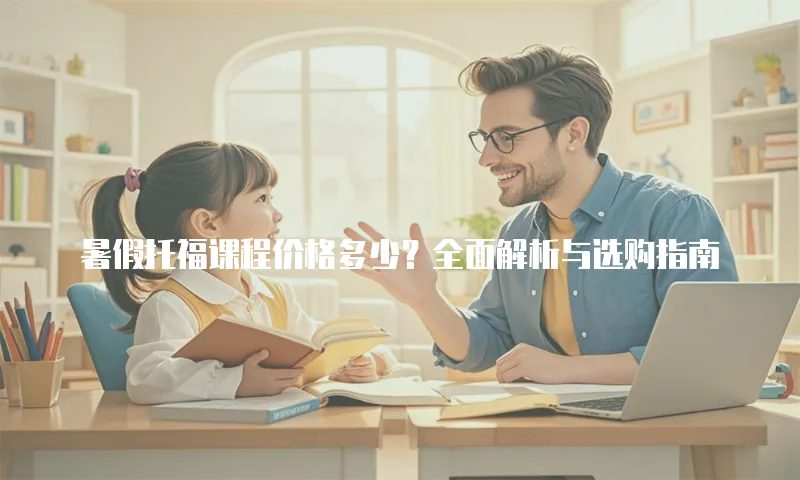 暑假托福课程价格多少？全面解析与选购指南
