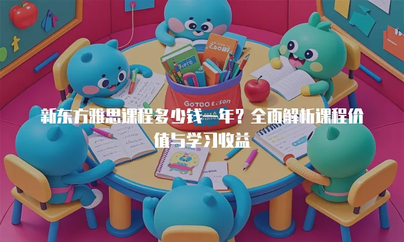 新东方雅思课程多少钱一年？全面解析课程价值与学习收益