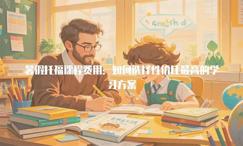 暑假托福课程费用：如何选择性价比最高的学习方案