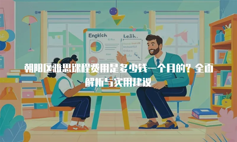 朝阳区雅思课程费用是多少钱一个月的？全面解析与实用建议
