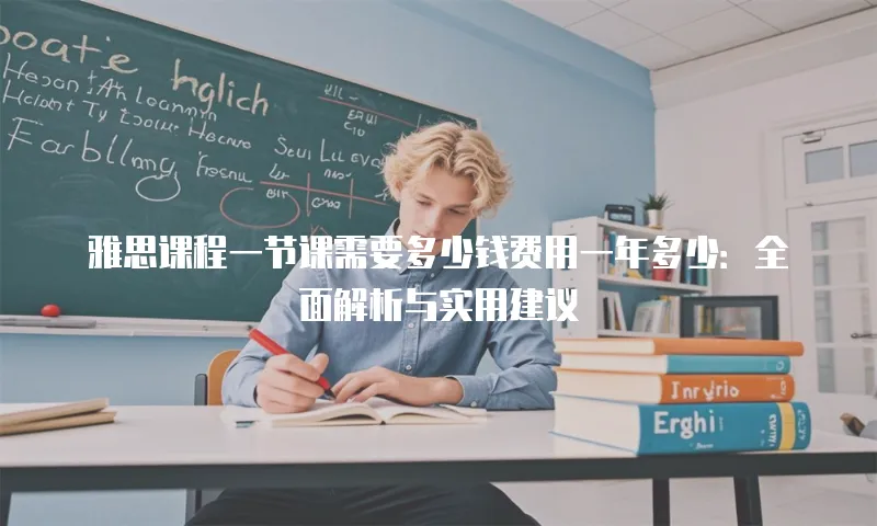 雅思课程一节课需要多少钱费用一年多少：全面解析与实用建议