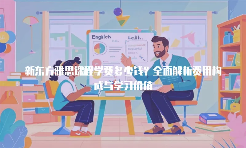 新东方雅思课程学费多少钱？全面解析费用构成与学习价值