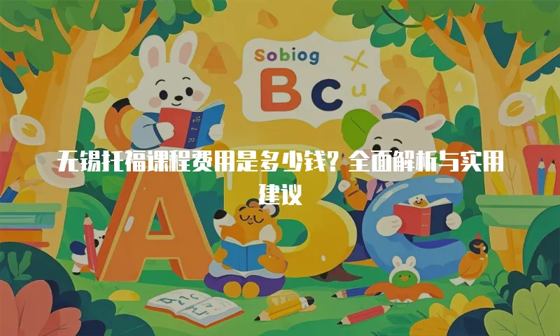 无锡托福课程费用是多少钱？全面解析与实用建议