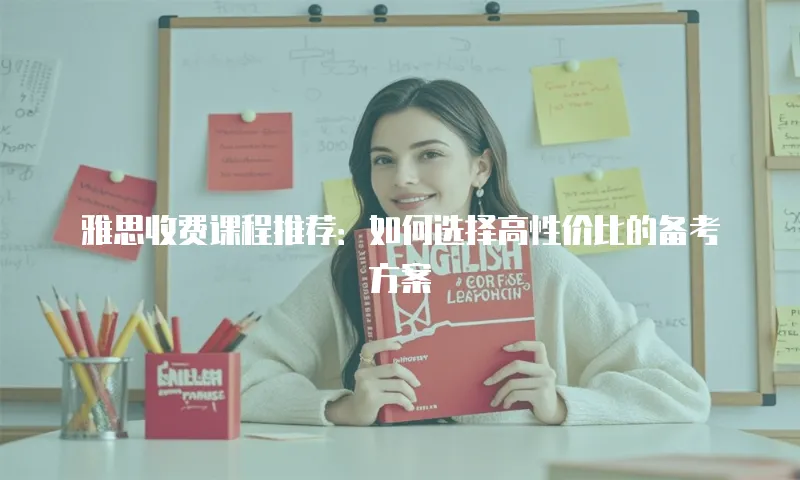 雅思收费课程推荐：如何选择高性价比的备考方案