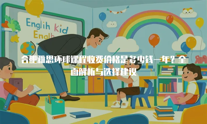 合肥雅思环球课程收费价格是多少钱一年？全面解析与选择建议