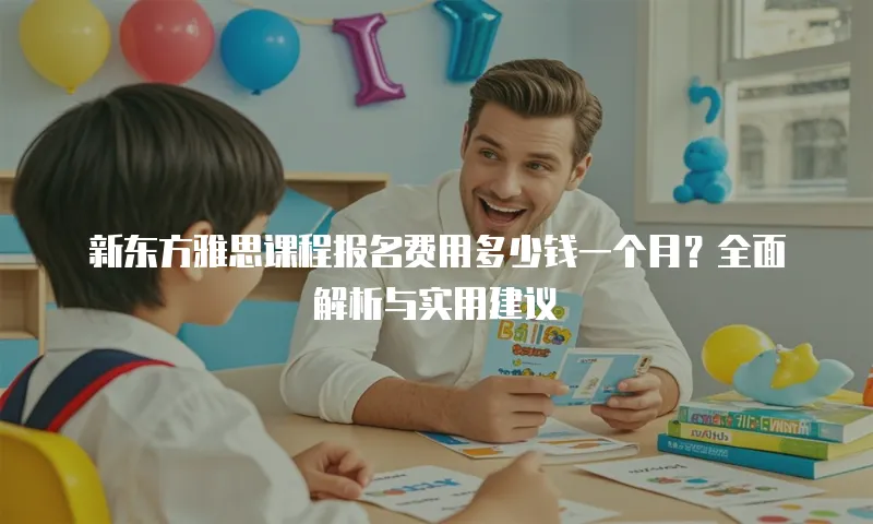 新东方雅思课程报名费用多少钱一个月？全面解析与实用建议