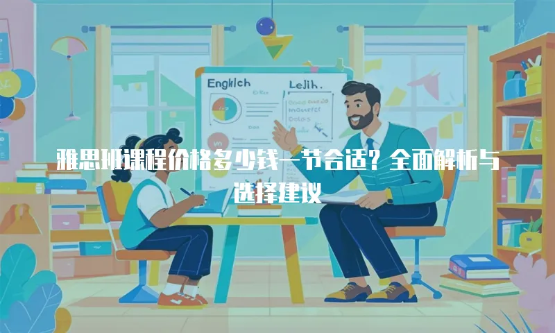 雅思班课程价格多少钱一节合适？全面解析与选择建议