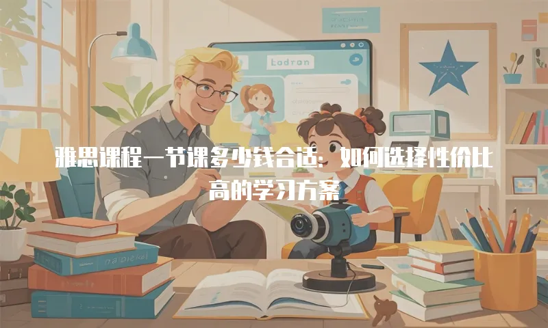 雅思课程一节课多少钱合适：如何选择性价比高的学习方案