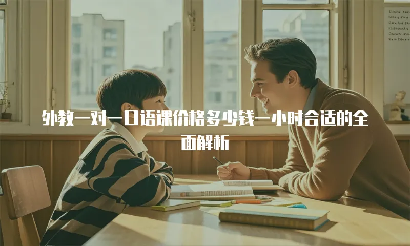 外教一对一口语课价格多少钱一小时合适的全面解析