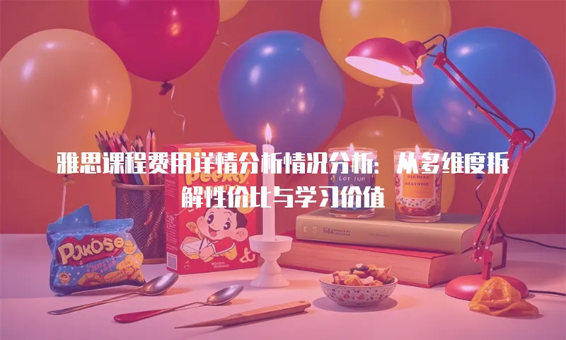 雅思课程费用详情分析情况分析：从多维度拆解性价比与学习价值