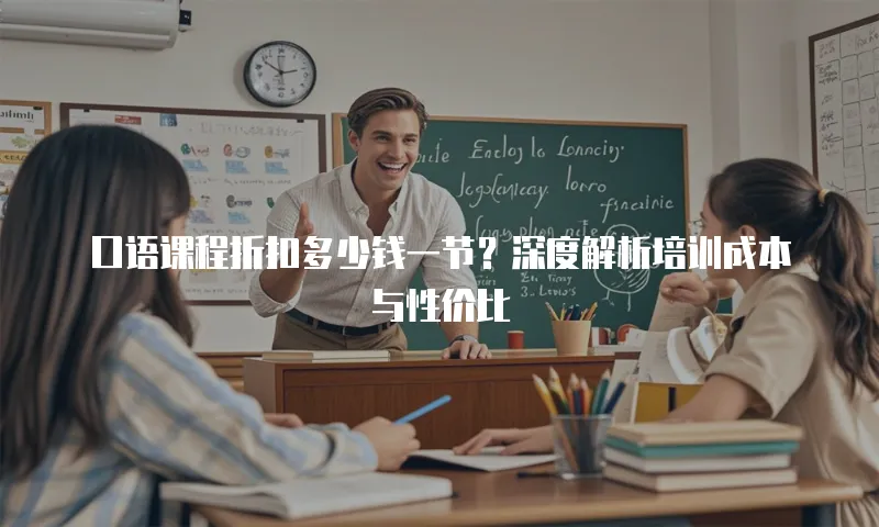 口语课程折扣多少钱一节？深度解析培训成本与性价比