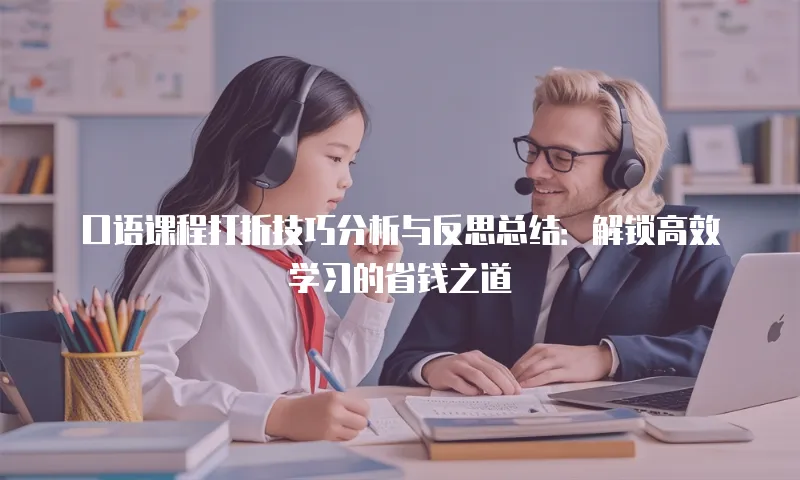 口语课程打折技巧分析与反思总结：解锁高效学习的省钱之道