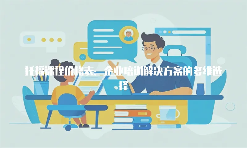 托福课程价格表：企业培训解决方案的多维选择
