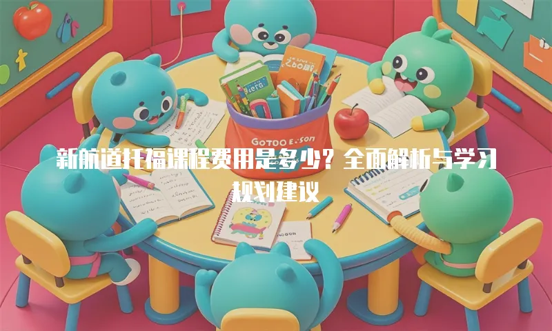 新航道托福课程费用是多少？全面解析与学习规划建议