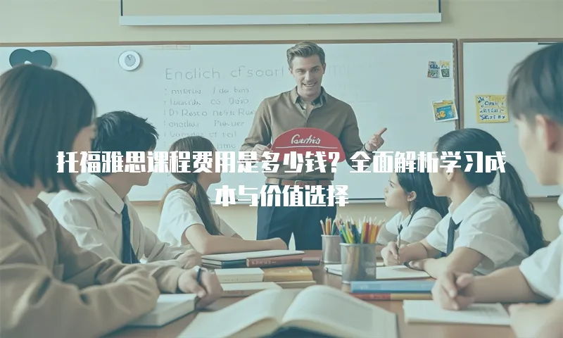 托福雅思课程费用是多少钱？全面解析学习成本与价值选择