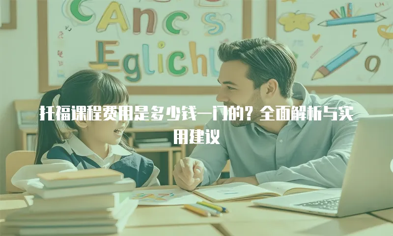 托福课程费用是多少钱一门的？全面解析与实用建议