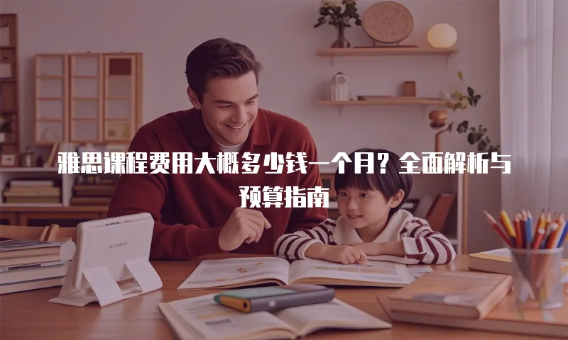 雅思课程费用大概多少钱一个月？全面解析与预算指南