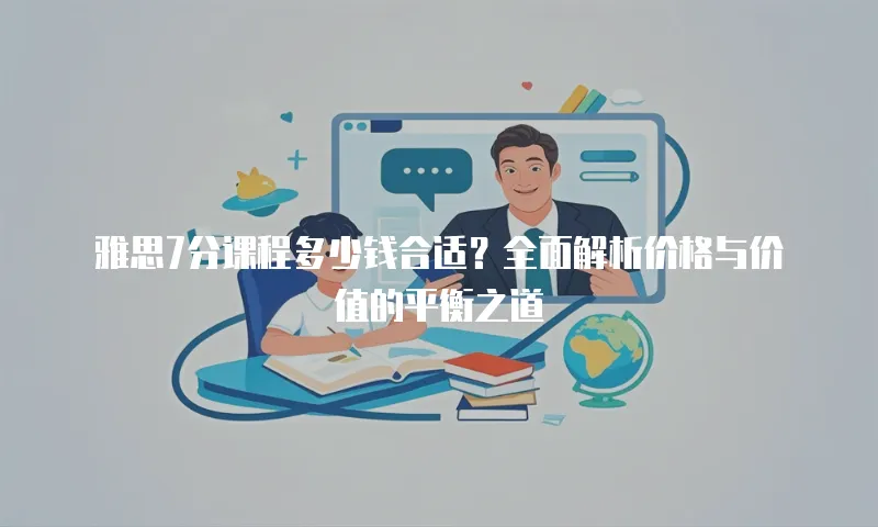 雅思7分课程多少钱合适？全面解析价格与价值的平衡之道