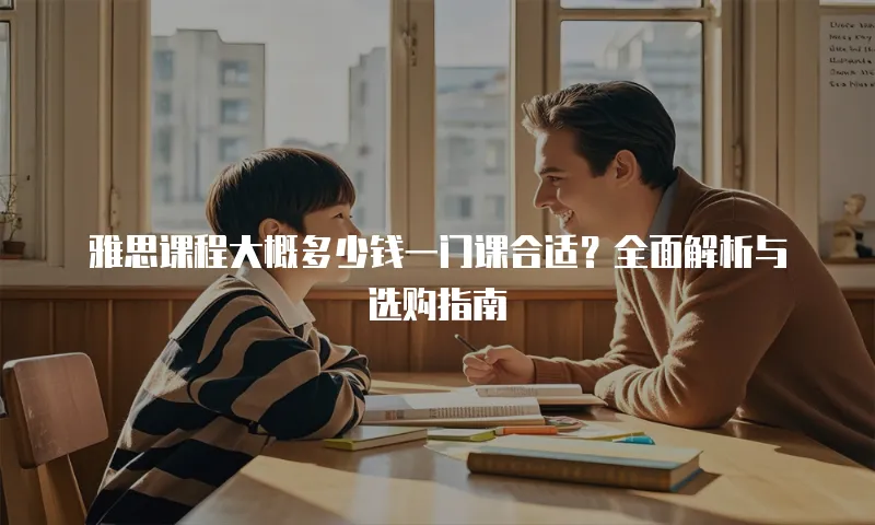 雅思课程大概多少钱一门课合适？全面解析与选购指南