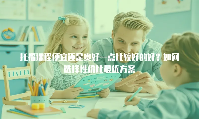 托福课程便宜还是贵好一点比较好的好？如何选择性价比最优方案