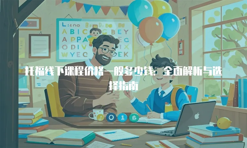 托福线下课程价格一般多少钱：全面解析与选择指南