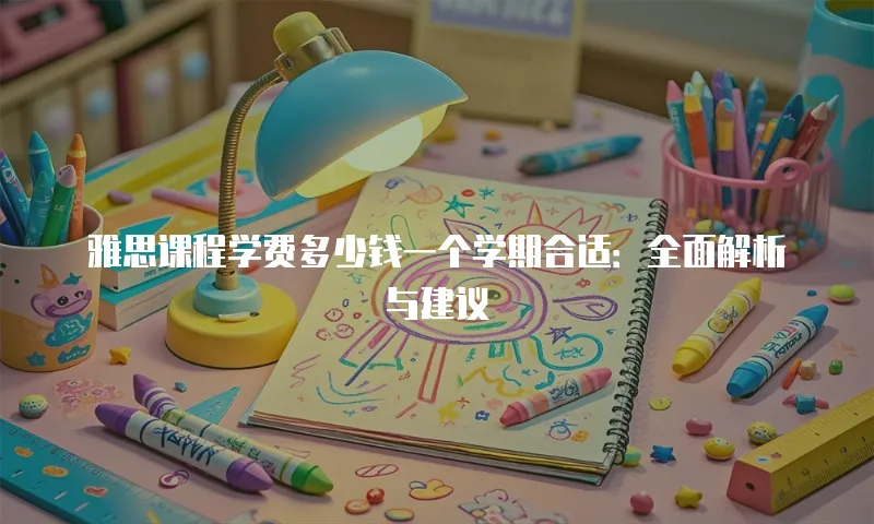 雅思课程学费多少钱一个学期合适：全面解析与建议