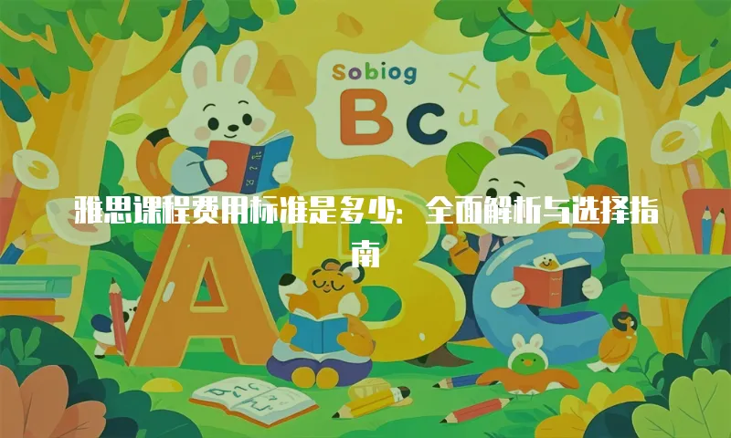 雅思课程费用标准是多少：全面解析与选择指南