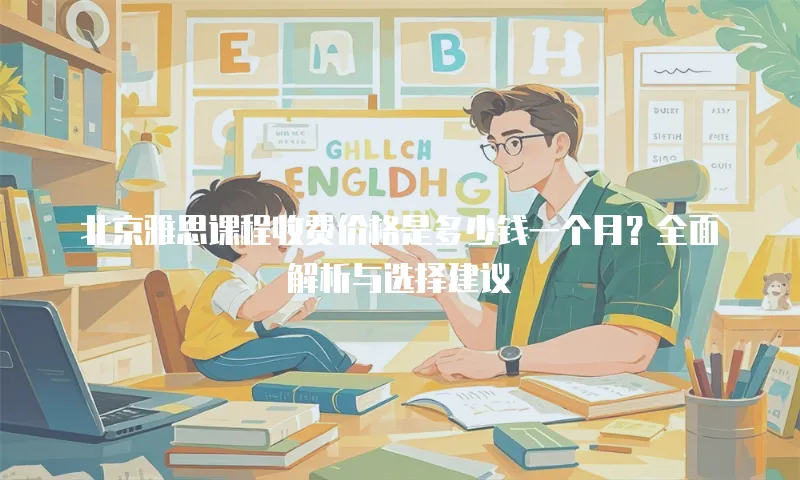 北京雅思课程收费价格是多少钱一个月？全面解析与选择建议