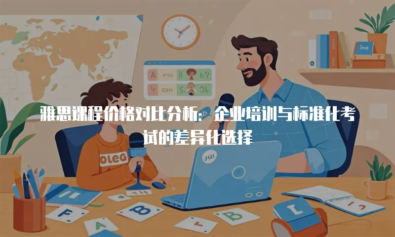 雅思课程价格对比分析：企业培训与标准化考试的差异化选择