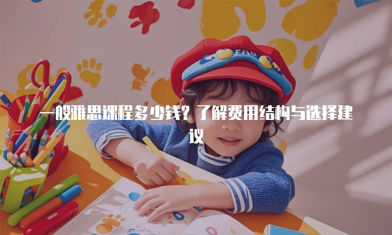 一般雅思课程多少钱？了解费用结构与选择建议