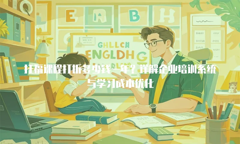 托福课程打折多少钱一年？详解企业培训系统与学习成本优化
