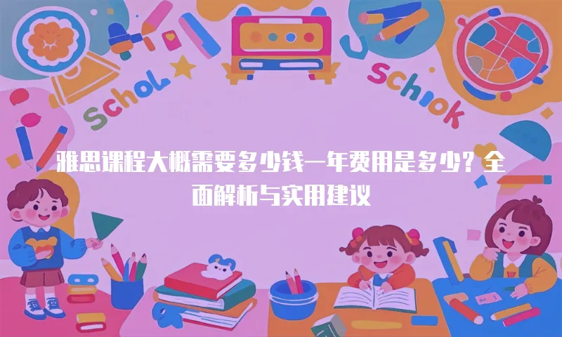 雅思课程大概需要多少钱一年费用是多少？全面解析与实用建议